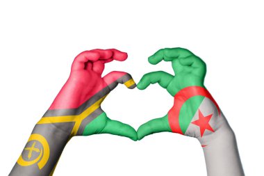 Vanuatu Cezayir Kalbi, El hareketi kalp yapmak, Kırpma Yolu