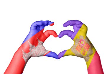 Kamboçya Andorra Kalbi, El hareketi kalp yapmak, Kırpma Yolu