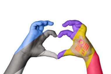 Estonya Andorra Kalbi, El hareketi kalp yapma, Kırpma Yolu