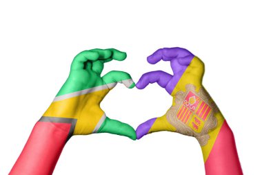 Guyana Andorra Heart, El hareketi kalp yapma, Kırpma Yolu