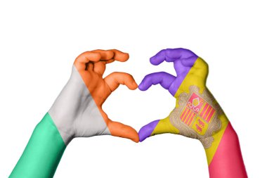 İrlanda Andorra Kalbi, El hareketi kalp yapma, Kırpma Yolu