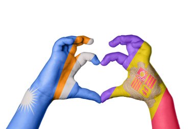 Marshall Adaları Andorra Kalbi, El hareketi kalp yapma, Kırpma Yolu