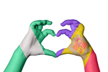 Nijerya Andorra Kalbi, El hareketi kalp yapma, Kırpma Yolu