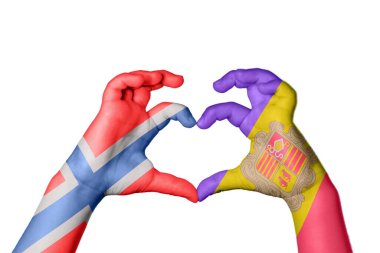 Norveç Andorra Kalbi, El hareketi kalp yapmak, Kırpma Yolu