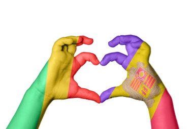 Kongo Cumhuriyeti Andorra Kalbi, El hareketi kalp yapma, Kırpma Yolu