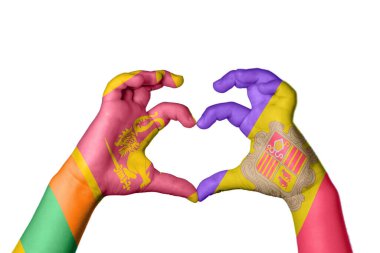 Sri Lanka Andorra Kalbi, El hareketi kalp yapma, Kırpma Yolu