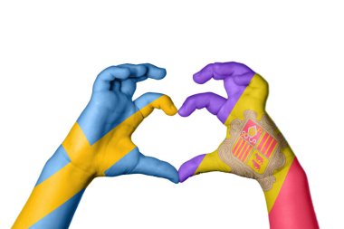 İsveç Andorra Kalbi, El hareketi kalp yapma, Kırpma Yolu