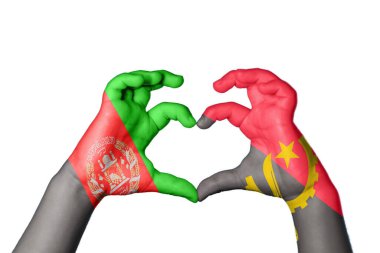 Afganistan Angola Kalbi, El hareketi kalp yapma, Kırpma Yolu