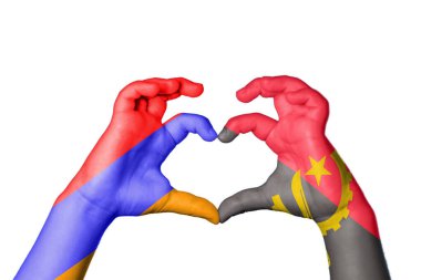 Ermenistan Angola Kalbi, El hareketi kalp yapma, Kırpma Yolu