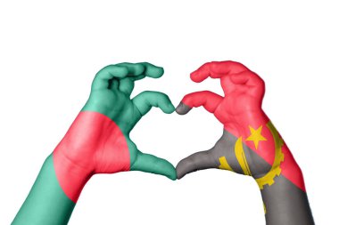 Bangladeş Angola Kalbi, El hareketi kalp yapma, Kırpma Yolu