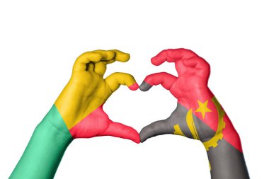 Benin Angola Kalbi, El hareketi kalp yapma, Kırpma Yolu