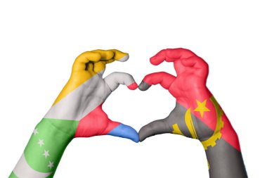 Komoros Angola Kalbi, El hareketi kalp yapma, Kırpma Yolu