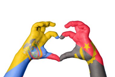 Ekvador Angola Kalbi, El hareketi kalp yapma, Kırpma Yolu