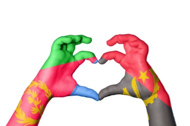 Eritrea Angola Kalbi, El hareketi kalp yapma, Kırpma Yolu