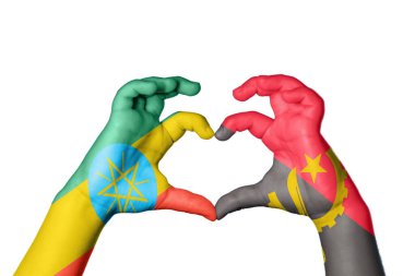 Etiyopya Angola Kalbi, El hareketi kalp yapma, Kırpma Yolu