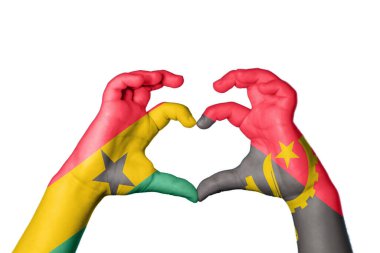 Gana Angola Kalbi, El hareketi kalp yapma, Kırpma Yolu