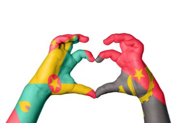 Grenada Angola Kalbi, El hareketi kalp yapma, Kırpma Yolu