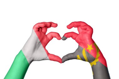 İtalya Angola Kalbi, El hareketi kalp yapma, Kırpma Yolu