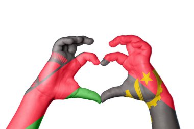 Malawi Angola Kalbi, El hareketi kalp yapma, Kırpma Yolu