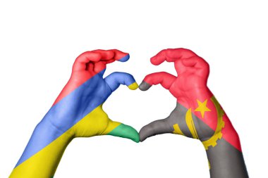 Mauritius Angola Kalbi, El hareketi kalp yapma, Kırpma Yolu