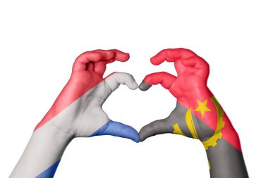 Hollanda Angola Kalbi, El hareketi kalp yapma, Kırpma Yolu