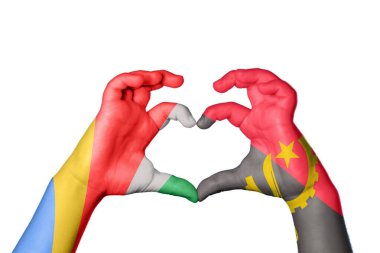 Seyşeller Angola Kalbi, El hareketi kalp yapma, Kırpma Yolu