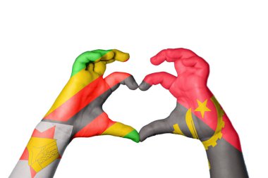 Zimbabwe Angola Kalbi, El hareketi kalp yapma, Kırpma Yolu