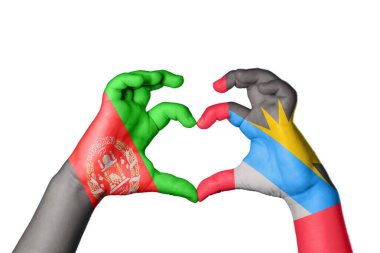 Afganistan Antigua ve Barbuda Heart, El hareketi kalp yapma, Kırpma Yolu