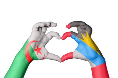 Cezayir Antigua ve Barbuda Heart, El hareketi kalp yapma, Kırpma Yolu