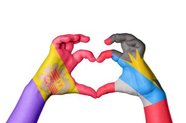 Andorra Antigua ve Barbuda Heart, El hareketi kalp yapma, Kırpma Yolu