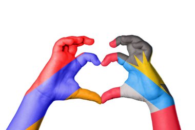 Ermenistan Antigua ve Barbuda Heart, El hareketi kalp yapma, Kırpma Yolu