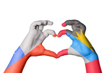 Şili Antigua ve Barbuda Heart, El hareketi kalp yapma, Kırpma Yolu