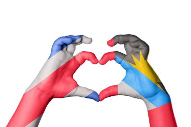 Kosta Rika Antigua ve Barbuda Heart, El hareketi kalp yapma, Kırpma Yolu