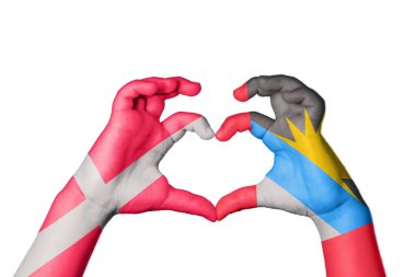 Danimarka Antigua ve Barbuda Kalbi, El hareketi kalp yapma, Kırpma Yolu