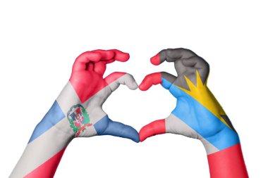 Dominik Cumhuriyeti Antigua ve Barbuda Heart, El hareketi kalp yapma, Kırpma Yolu