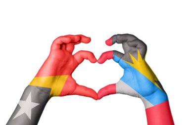 Doğu Timor Antigua ve Barbuda Heart, El hareketi kalp yapma, Kırpma Yolu