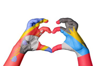 Eswatini Antigua ve Barbuda Heart, El hareketi kalp yapma, Kırpma Yolu