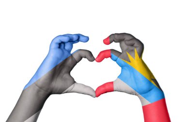 Estonya Antigua ve Barbuda Heart, El hareketi kalp yapma, Kırpma Yolu