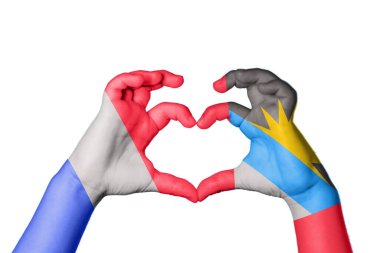 Fransa Antigua ve Barbuda Heart, El hareketi kalp yapmak, Kırpma Yolu