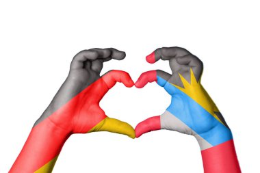 Almanya Antigua ve Barbuda Heart, El hareketi kalp yapma, Kırpma Yolu