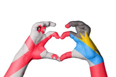 Georgia Antigua ve Barbuda Heart, El hareketi kalp yapma, Kırpma Yolu