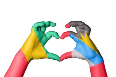 Gine Antigua ve Barbuda Heart, El hareketi kalp yapma, Kırpma Yolu