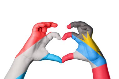 Lüksemburg Antigua ve Barbuda Heart, El hareketi kalp yapma, Kırpma Yolu