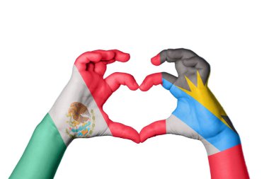 Meksika Antigua ve Barbuda Heart, El hareketi kalp yapma, Kırpma Yolu