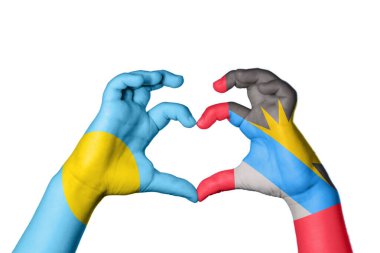 Palau Antigua ve Barbuda Heart, El hareketi kalp yapma, Kırpma Yolu
