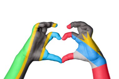 Tanzanya Antigua ve Barbuda Heart, El hareketi kalp yapma, Kırpma Yolu