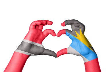 Trinidad ve Tobago Antigua ve Barbuda Heart, El hareketi kalp yapma, Kırpma Yolu