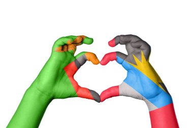 Zambiya Antigua ve Barbuda Heart, El hareketi kalp yapma, Kırpma Yolu