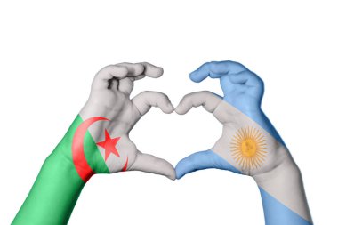 Cezayir Arjantin Kalbi, El hareketi kalp yapma, Kırpma Yolu