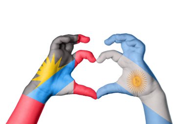 Antigua ve Barbuda Arjantin Kalbi, El hareketi kalp yapma, Kırpma Yolu